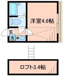 スプリングシャンテⅡの物件間取画像